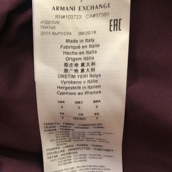 Armani Exchange V neck sheath dress - Picture 7 of 7